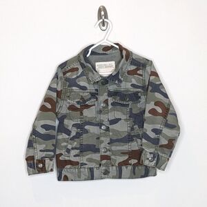 Carter's Camo Camouflage Denim Jacket 3T
